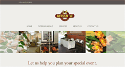 Desktop Screenshot of myerscatering.com